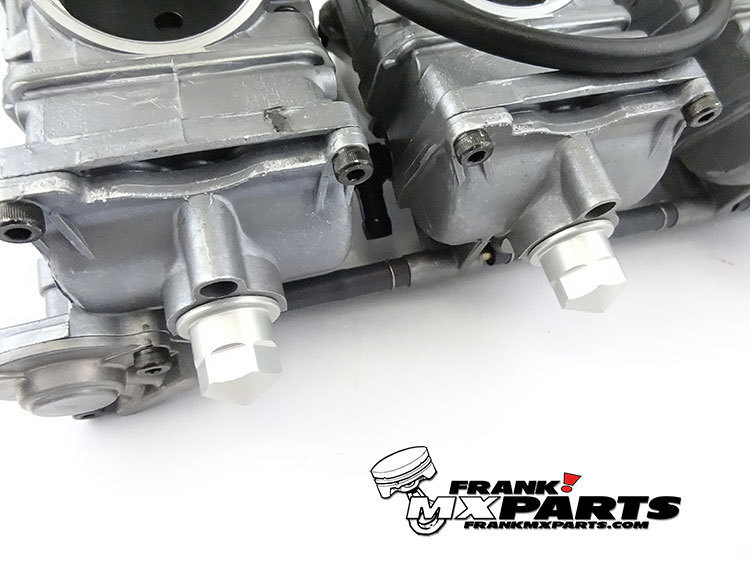 4x Moer vlotterkamer extra diep / Keihin FCR vlakschuif racing carburateur - Afbeelding 4