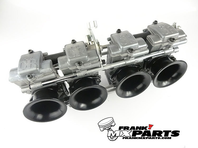 4x Aanzuigkelk zwart / Keihin FCR vlakschuif racing carburateur - Afbeelding 4