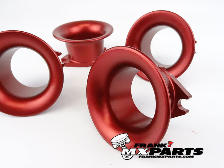 4x Ansaug Trichter rot / Keihin FCR Flachschieber racing Vergaser – Bild 2