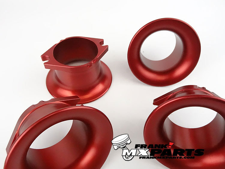 4x Ansaug Trichter rot / Keihin FCR Flachschieber racing Vergaser – Bild 3
