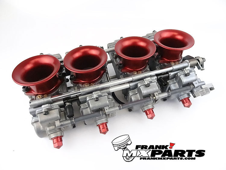 4x Ansaug Trichter rot / Keihin FCR Flachschieber racing Vergaser – Bild 6