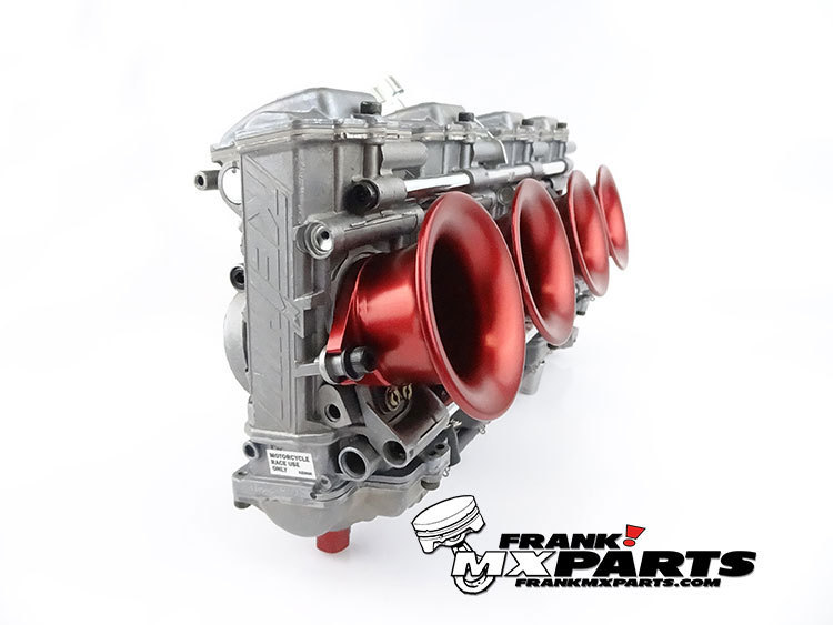 4x Ansaug Trichter rot / Keihin FCR Flachschieber racing Vergaser – Bild 7
