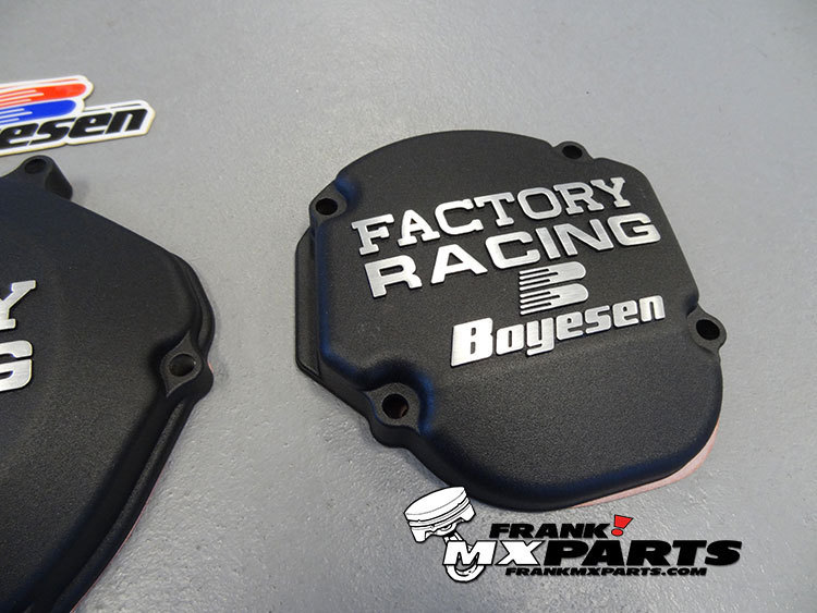 Boyesen Factory racing ontstekings- + koppelingsdeksel zwart / 2002-2007 Honda CR 250 CR250R - Afbeelding 3