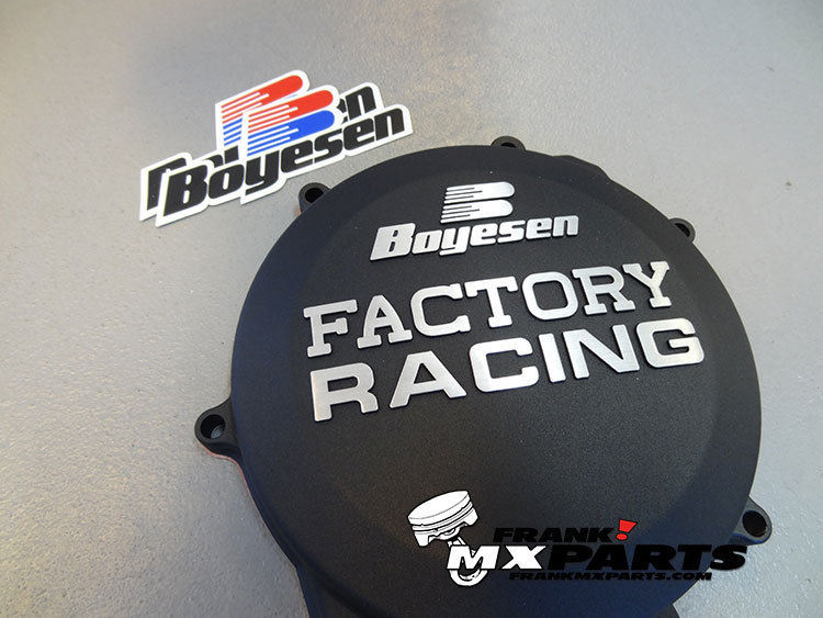 Boyesen Factory racing koppelings deksel zwart / 1999-2018 Yamaha YZ 250 YZ250 - Afbeelding 2