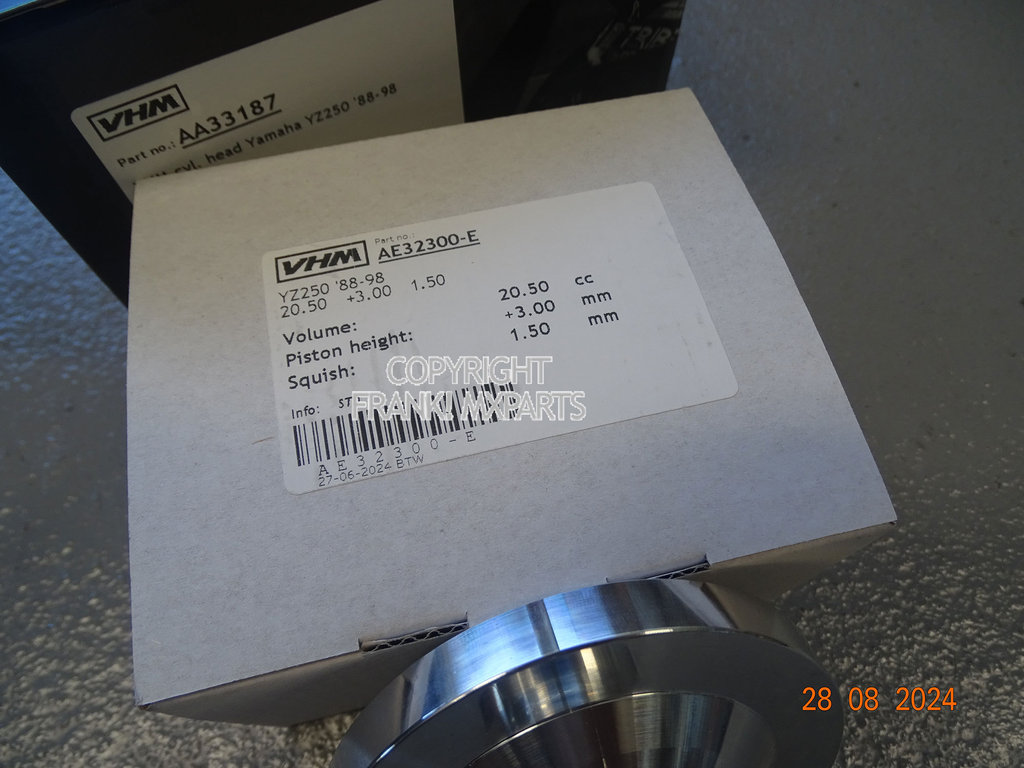 VHM cylinder head + insert / 1988 - 1998 Yamaha YZ 250 YZ250 - Afbeelding 8