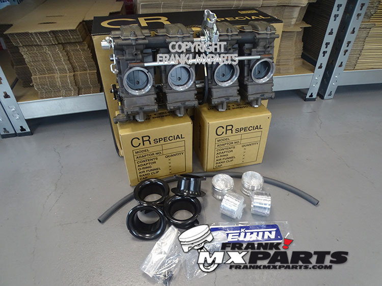 Keihin FCR 39 vlakschuif racing carburateur kit geanodiseerd / olie-gekoelde Suzuki GSX-R 750 1100