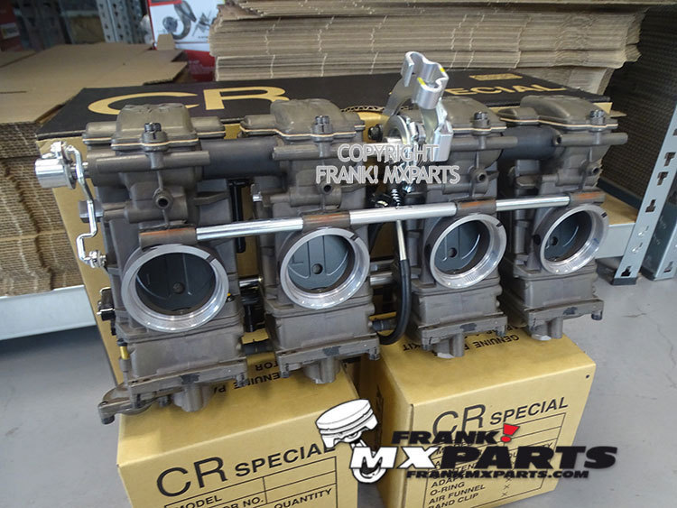 Keihin FCR 39 vlakschuif racing carburateur kit geanodiseerd / olie-gekoelde Suzuki GSX-R 750 1100 - Afbeelding 2