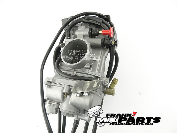 Keihin FCR MX41 vlakschuif carburateur met 63mm. luchtfilterbox adapter - Afbeelding 3