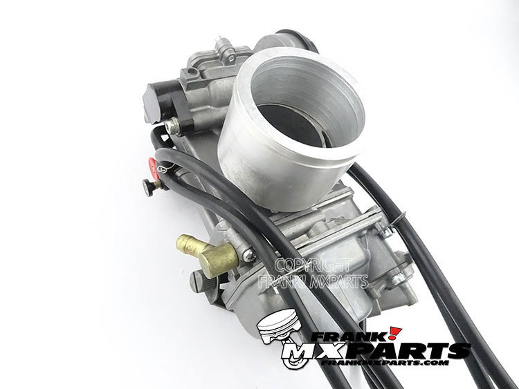 Keihin FCR MX41 vlakschuif carburateur met 63mm. luchtfilterbox adapter - Afbeelding 4