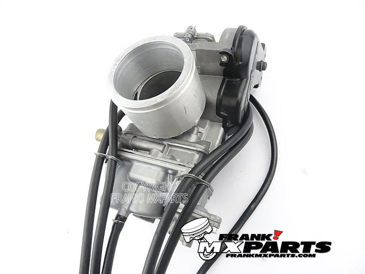 Keihin FCR MX41 vlakschuif carburateur met 63mm. luchtfilterbox adapter - Afbeelding 5