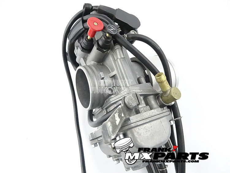 Keihin FCR MX41 vlakschuif carburateur met 63mm. luchtfilterbox adapter - Afbeelding 7