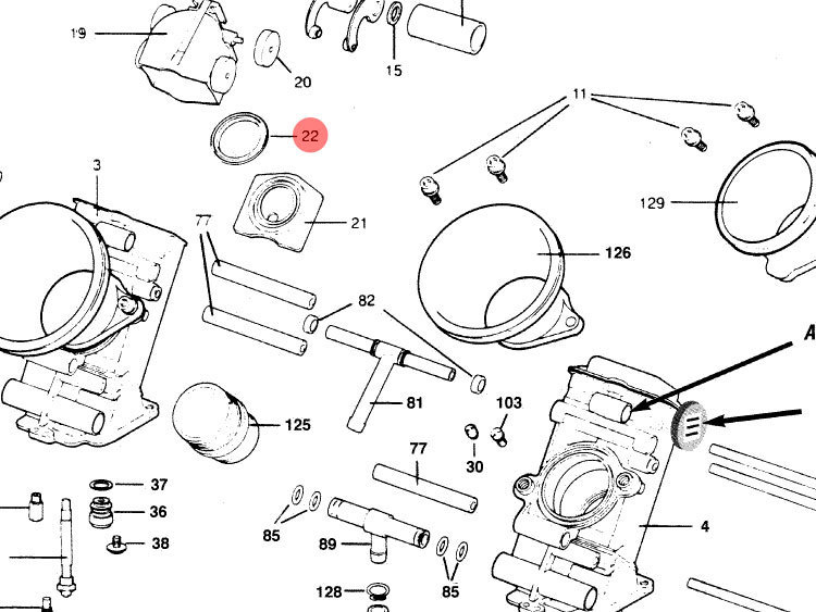Vacuum release plate seal / Keihin FCR carburetor - Image 5