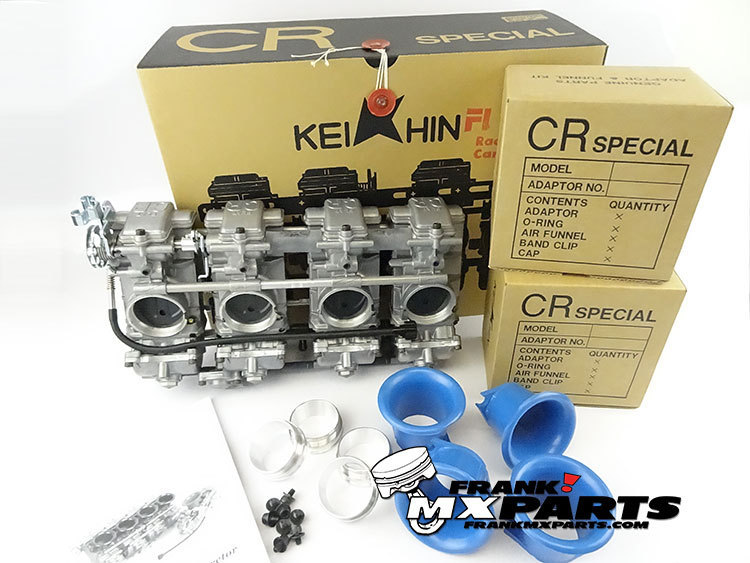 Keihin FCR 41 vlakschuif racing carburateurs / 96-99 Kawasaki ZX750 Ninja ZX-7R