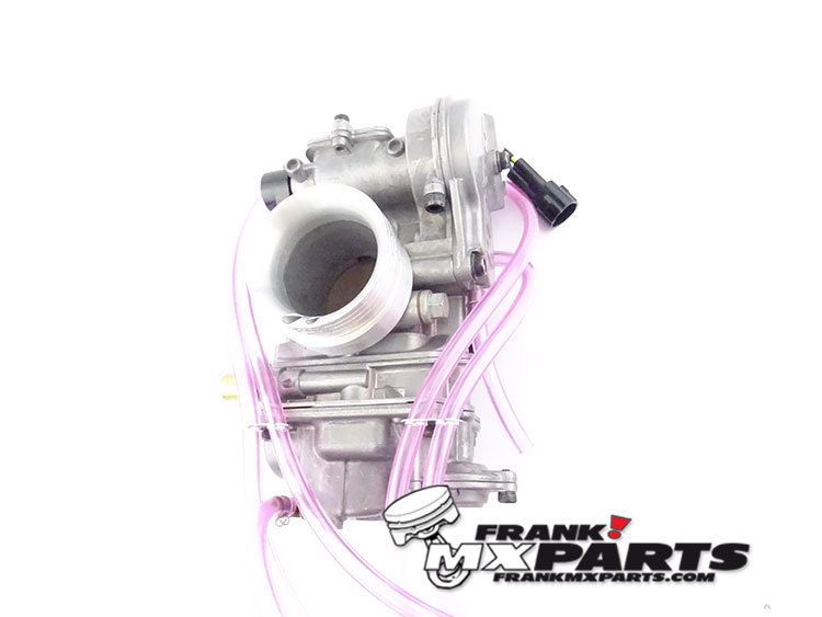 Nieuwe Keihin FCR MX 39 vlakschuif carburateur met choke, ACV en 60mm. luchtfilterbox adapter - Afbeelding 5