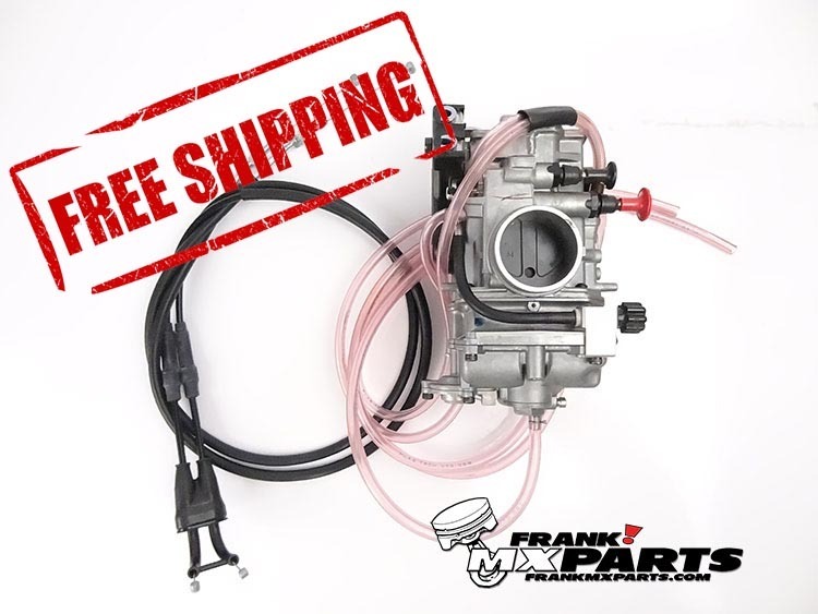 Keihin FCR MX 41 vlakschuif carburateur met choke, hotstart en TPS