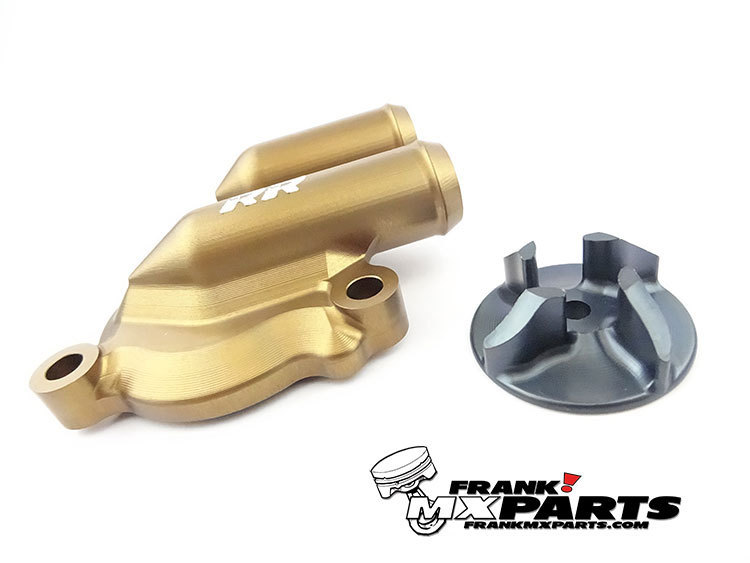 RR-Racing high flow waterpomp cooler kit / 2001-2017 Kawasaki KX85 - Afbeelding 3