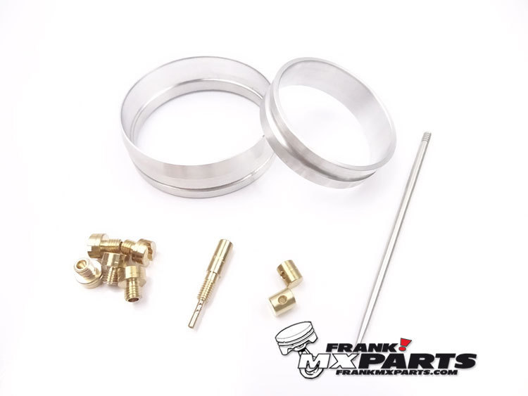 Adapters + sproeiers + gasnaald kit Mikuni TM 40 vlakschuif carburateur Suzuki DR 650